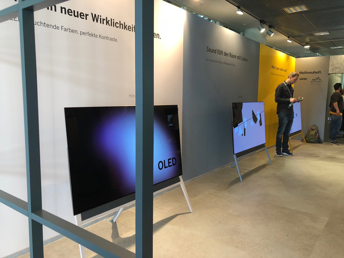 Loewe IFA 2018 OLED TV Geräte