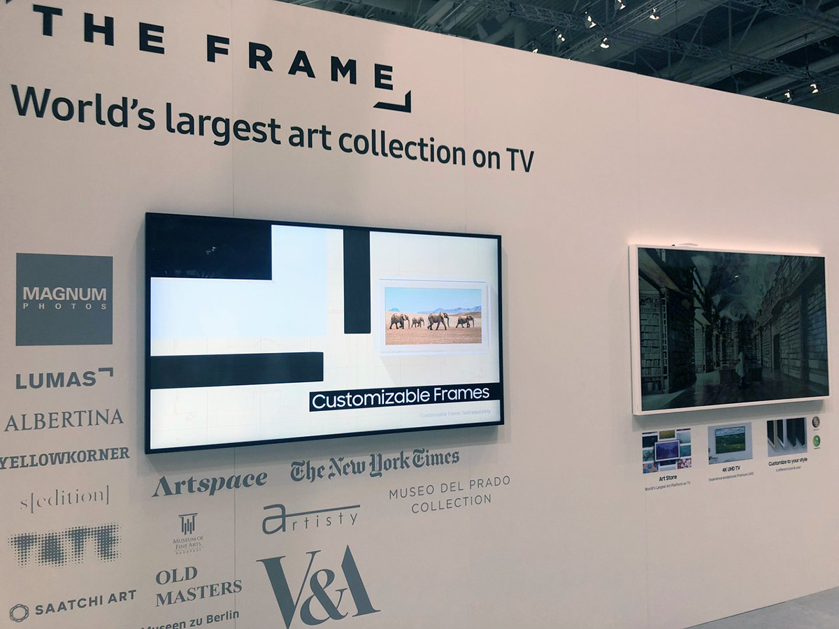 Samsung IFA 2018 Berlin Samsung The Frame TV